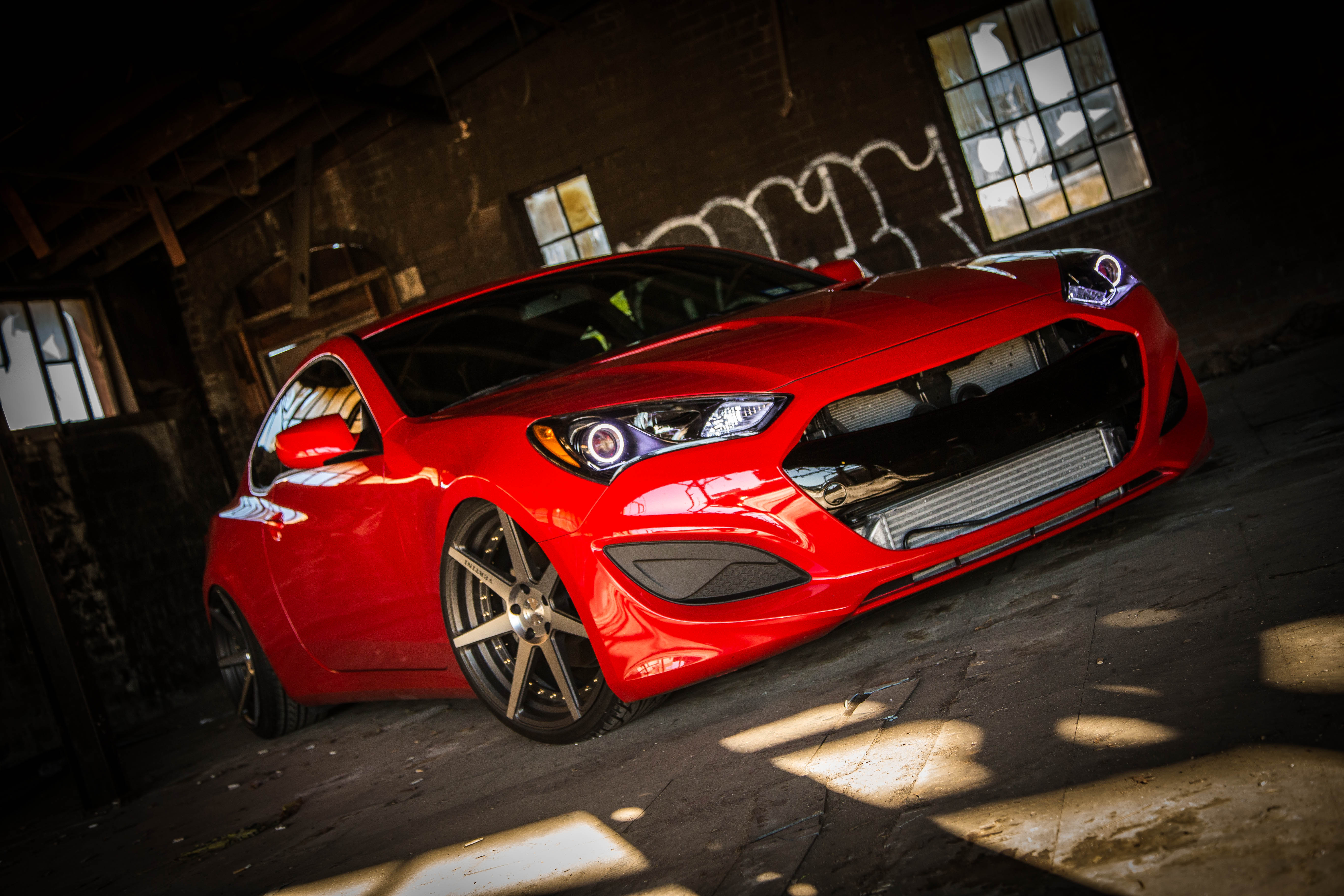 Vertini Dynasty Slate Grey Machine on Hyundai Genesis Coupe(1)
